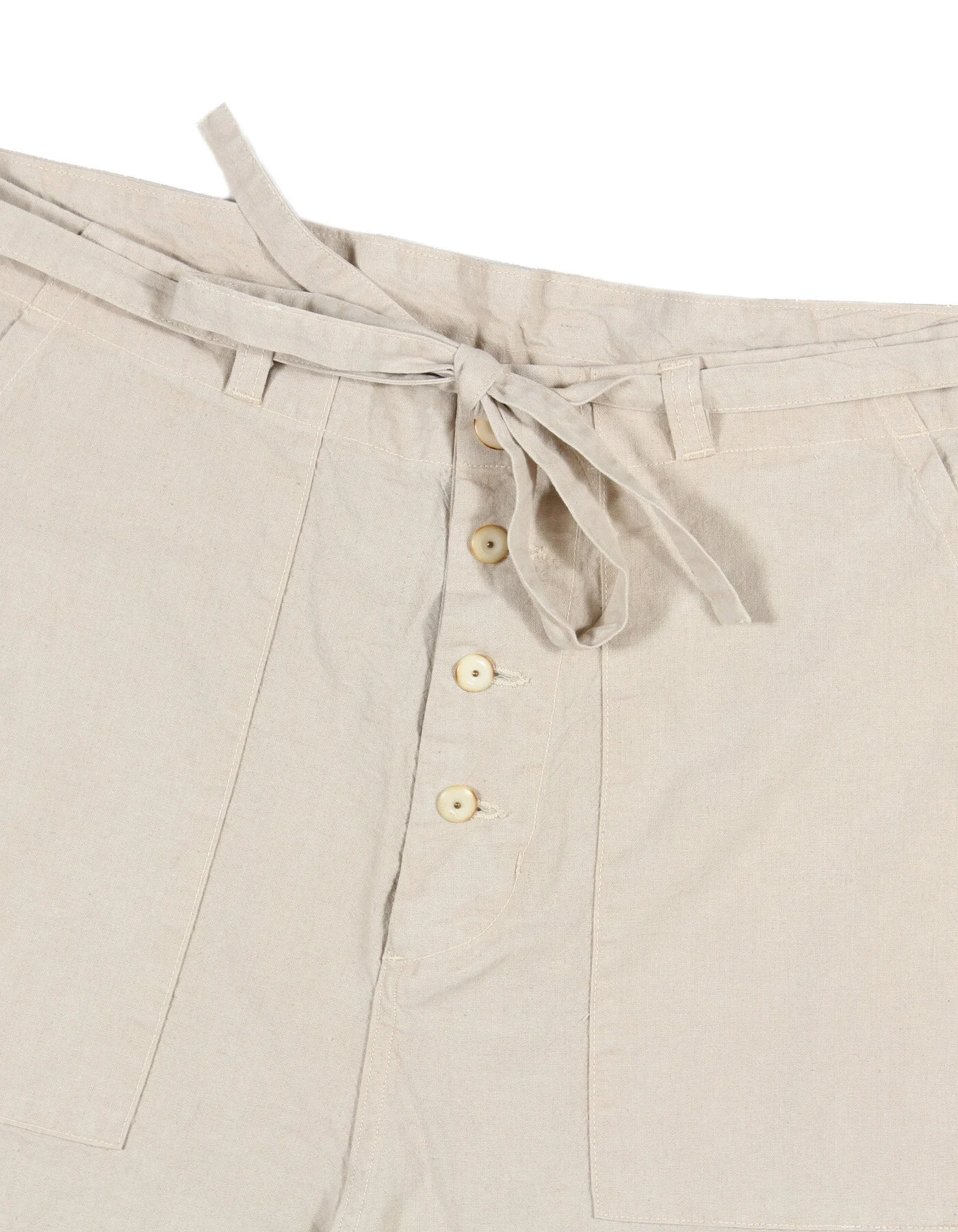 RIKU PANTS - LN - NATURAL | Prospective Flow | Japanese Fashion